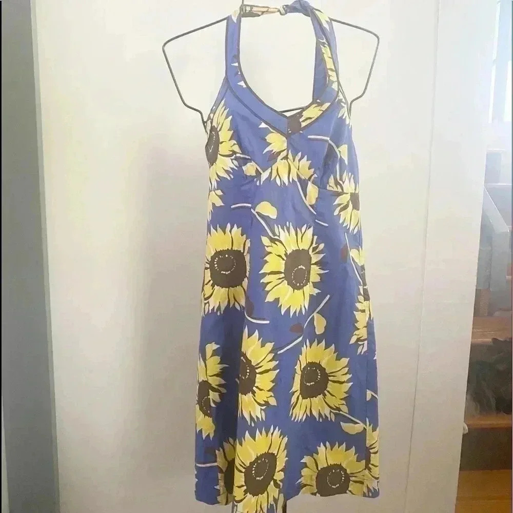 Bodenโ sunflower halter dress 4